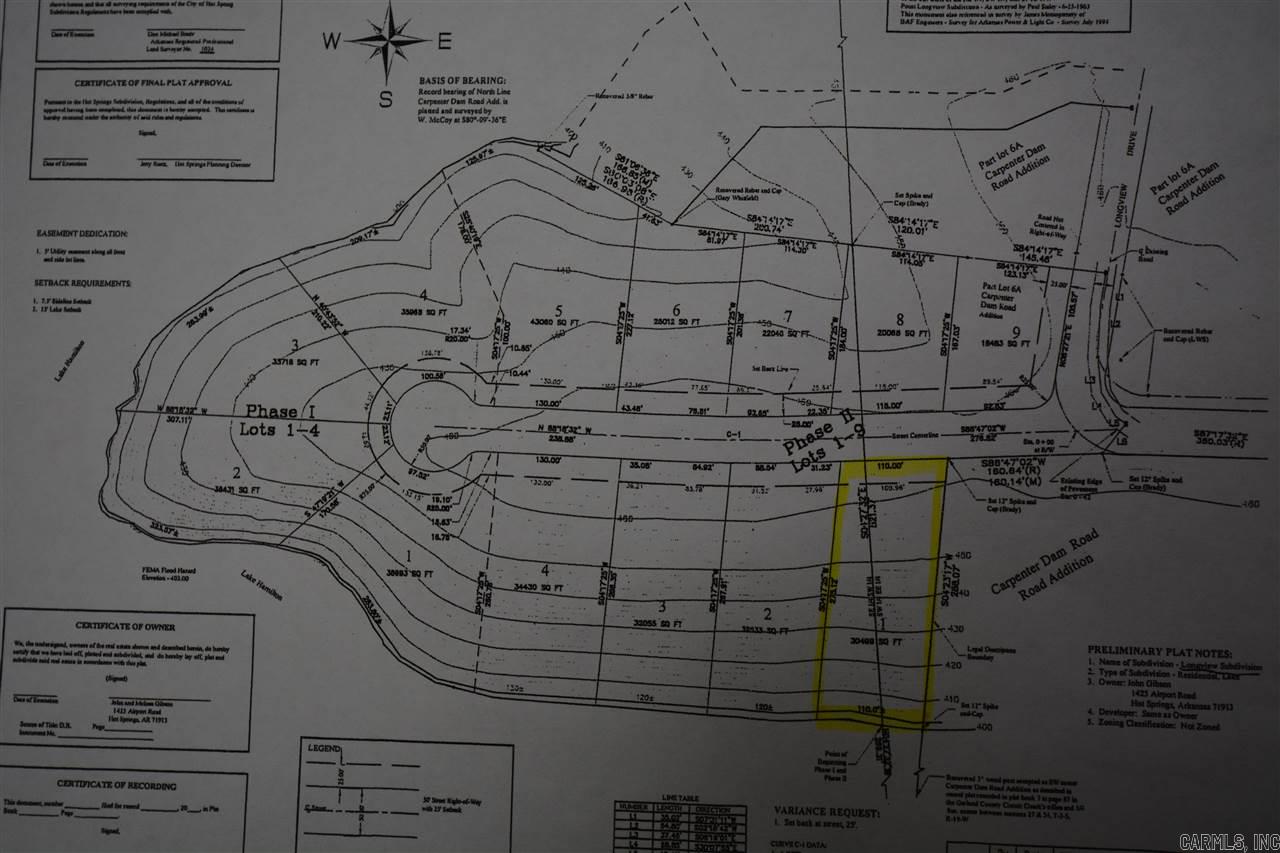 Lot 1 Cannon  Hot Springs, AR