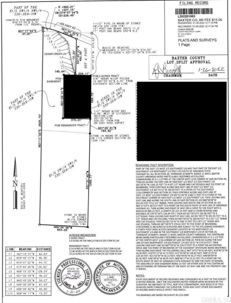 13523 Hwy 62 East  Henderson, AR