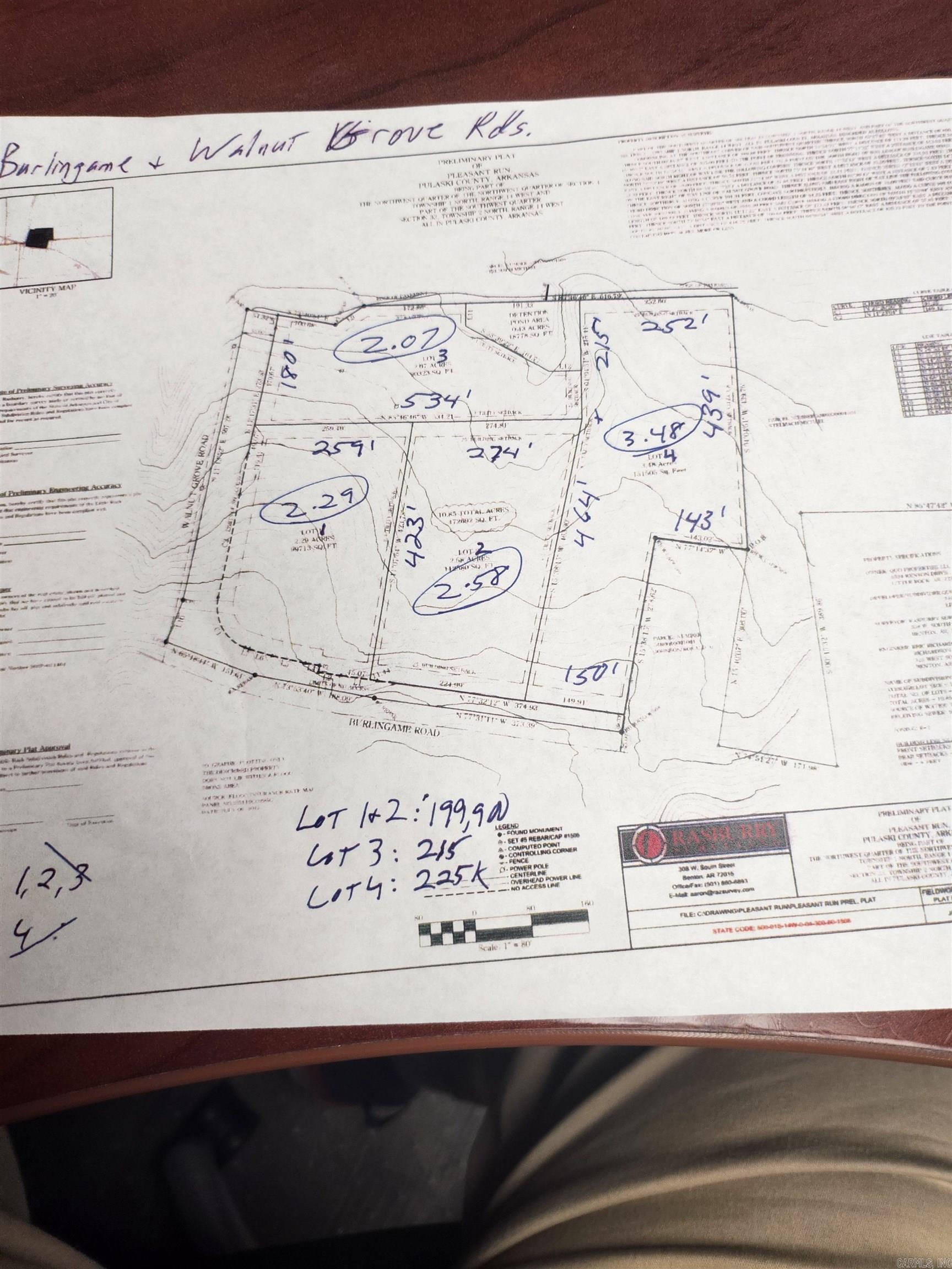  Lot 1 Walnut Grove @ Burlingame Rds.  Little Rock, AR