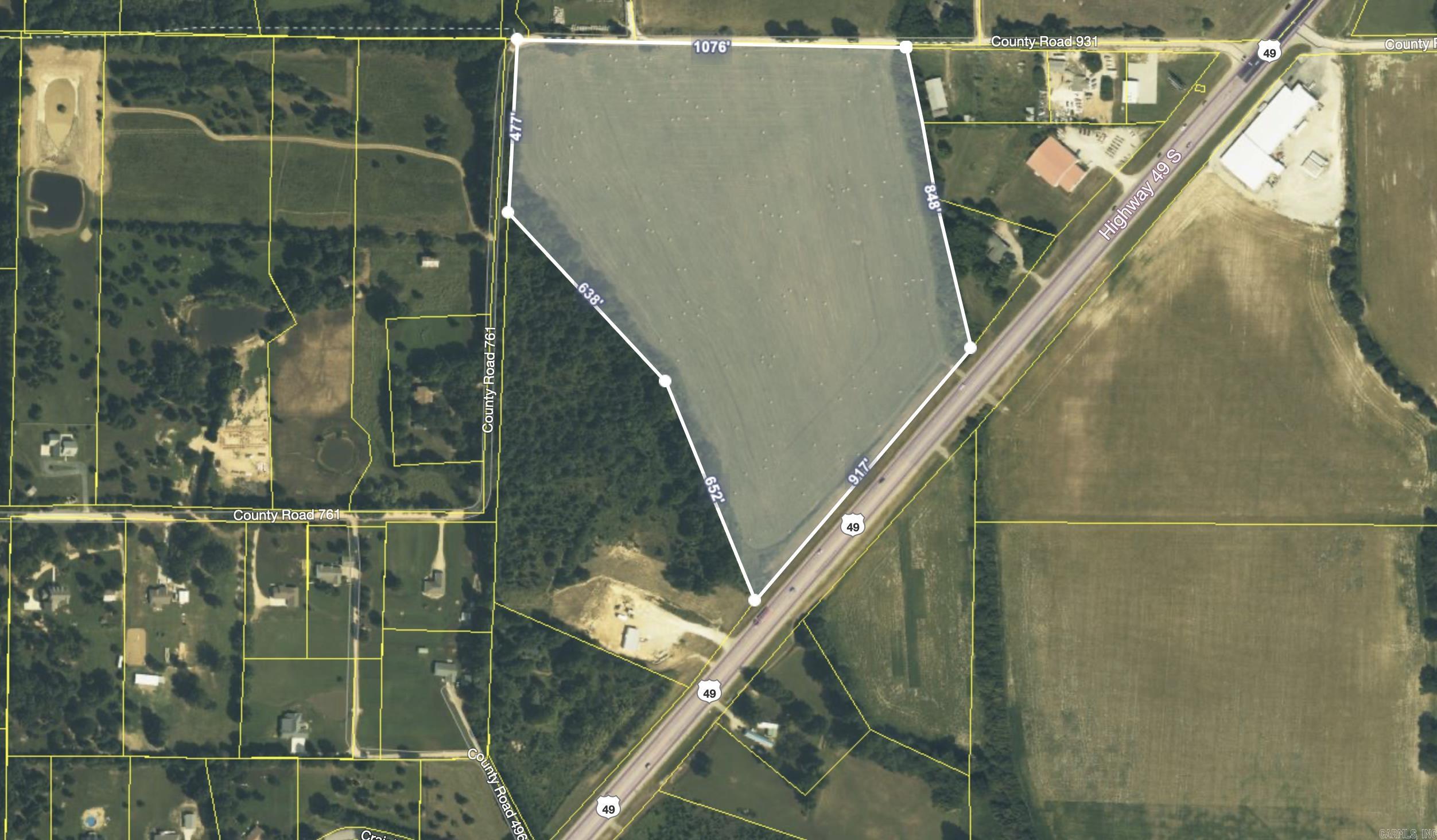 10 ACRES HWY 49N  Brookland, AR