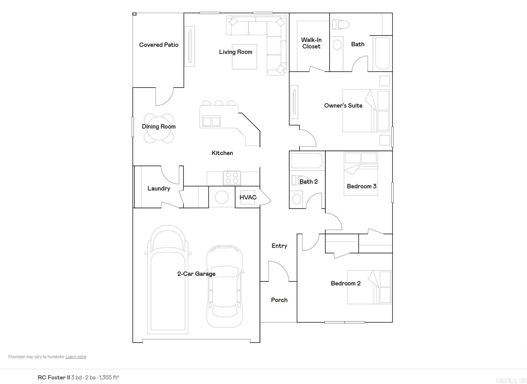 15033 Thompson Branch Lot 505 Block 0  Phase 2 Hensley, AR