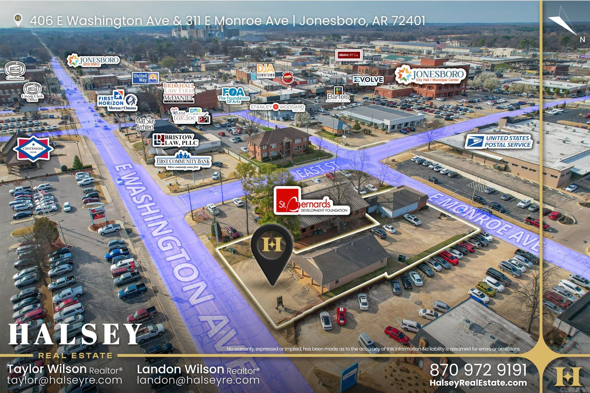 406 E Washington Ave 311 E Monroe Ave Jonesboro, AR