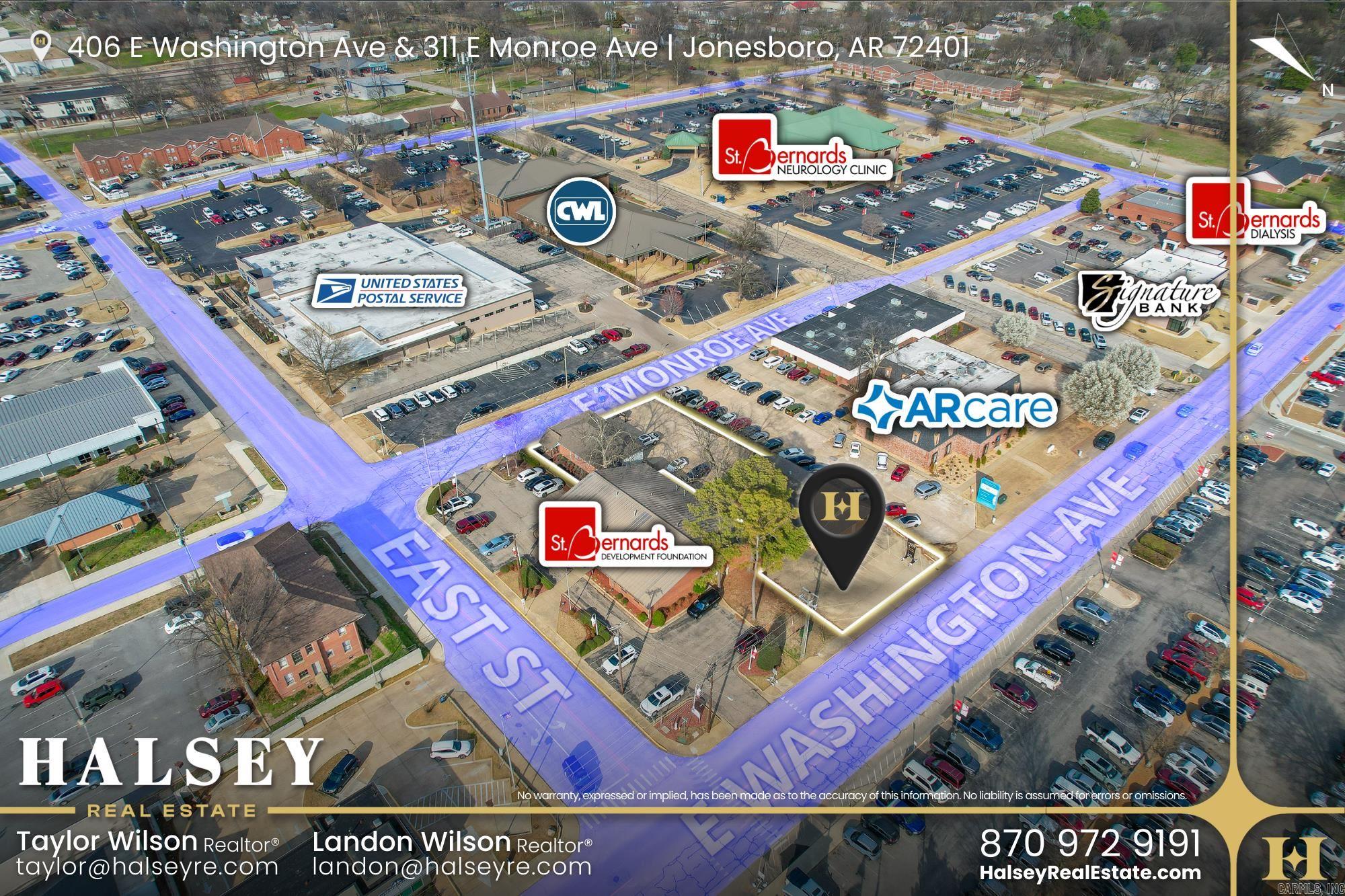 406 E Washington Ave 311 E Monroe Ave Jonesboro, AR