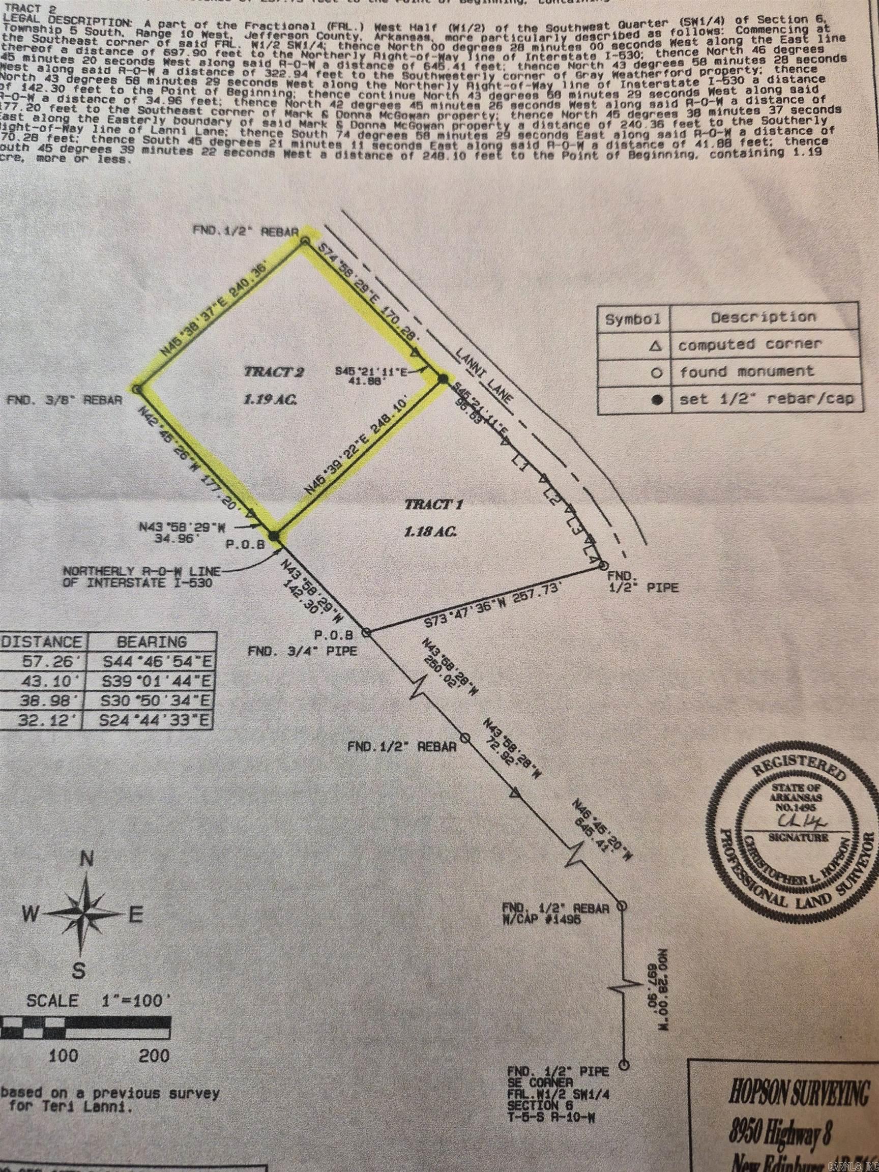 Tract 2 TBD Lanni Lane  White Hall, AR
