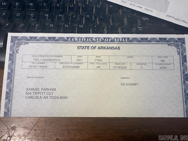 6965 Ar Hwy 13 N  Carlisle, AR