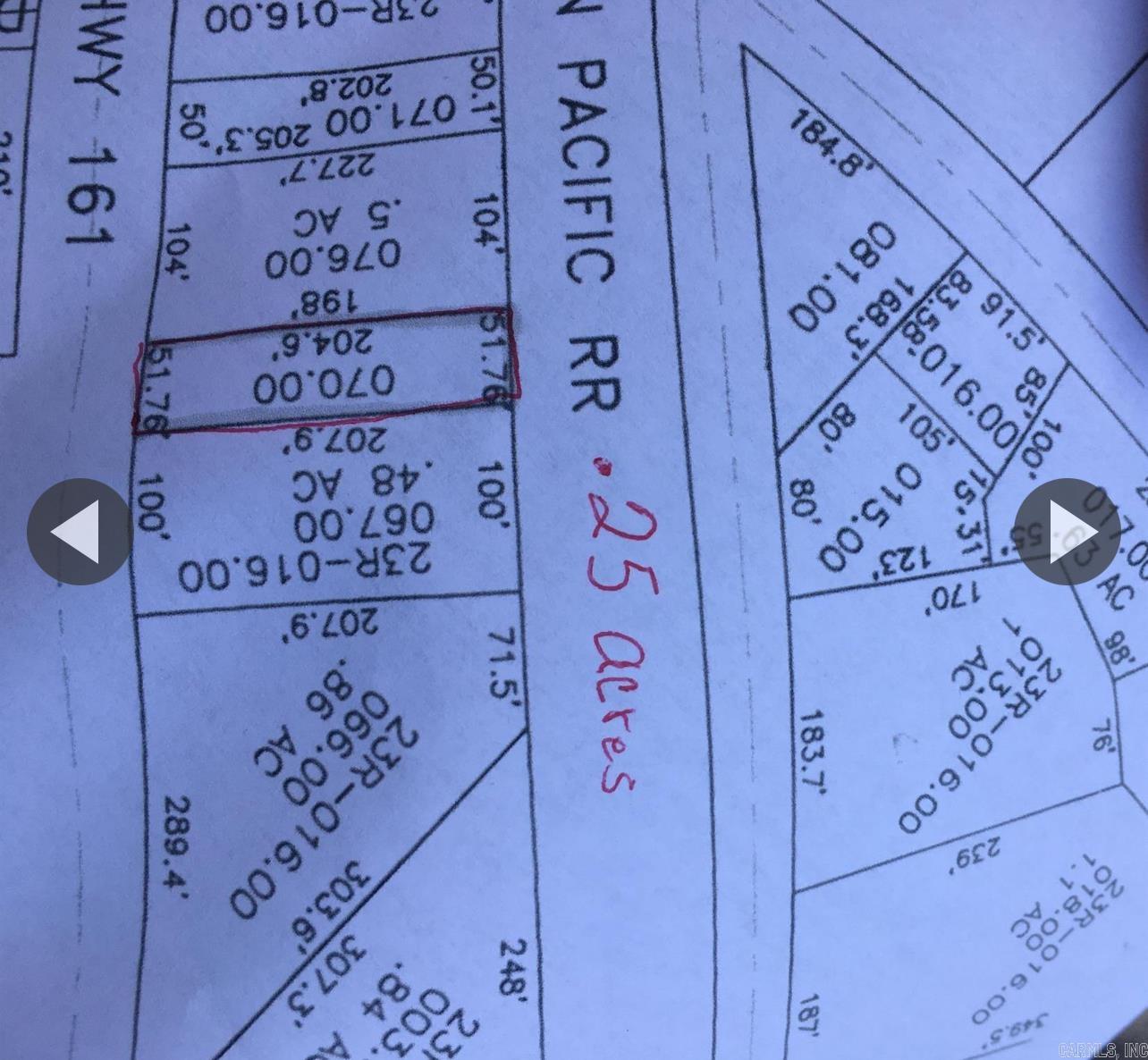 highway 161  North Little Rock, AR