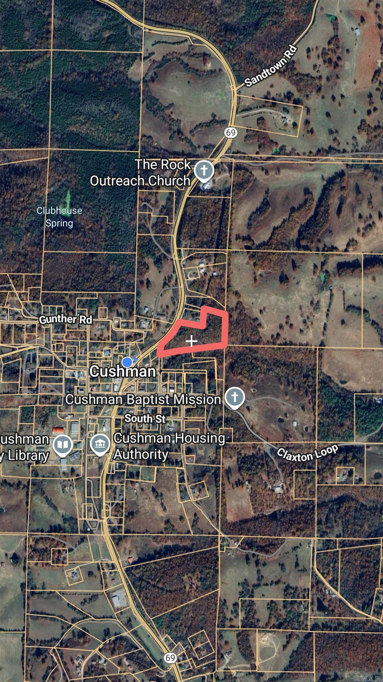 8 Acres N Central  Cushman, AR