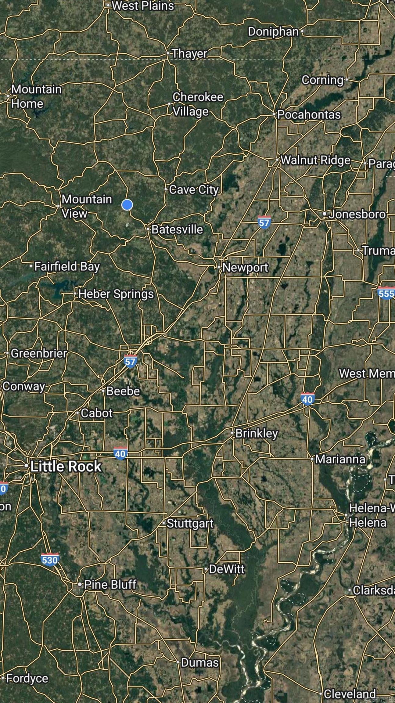 8 Acres N Central  Cushman, AR