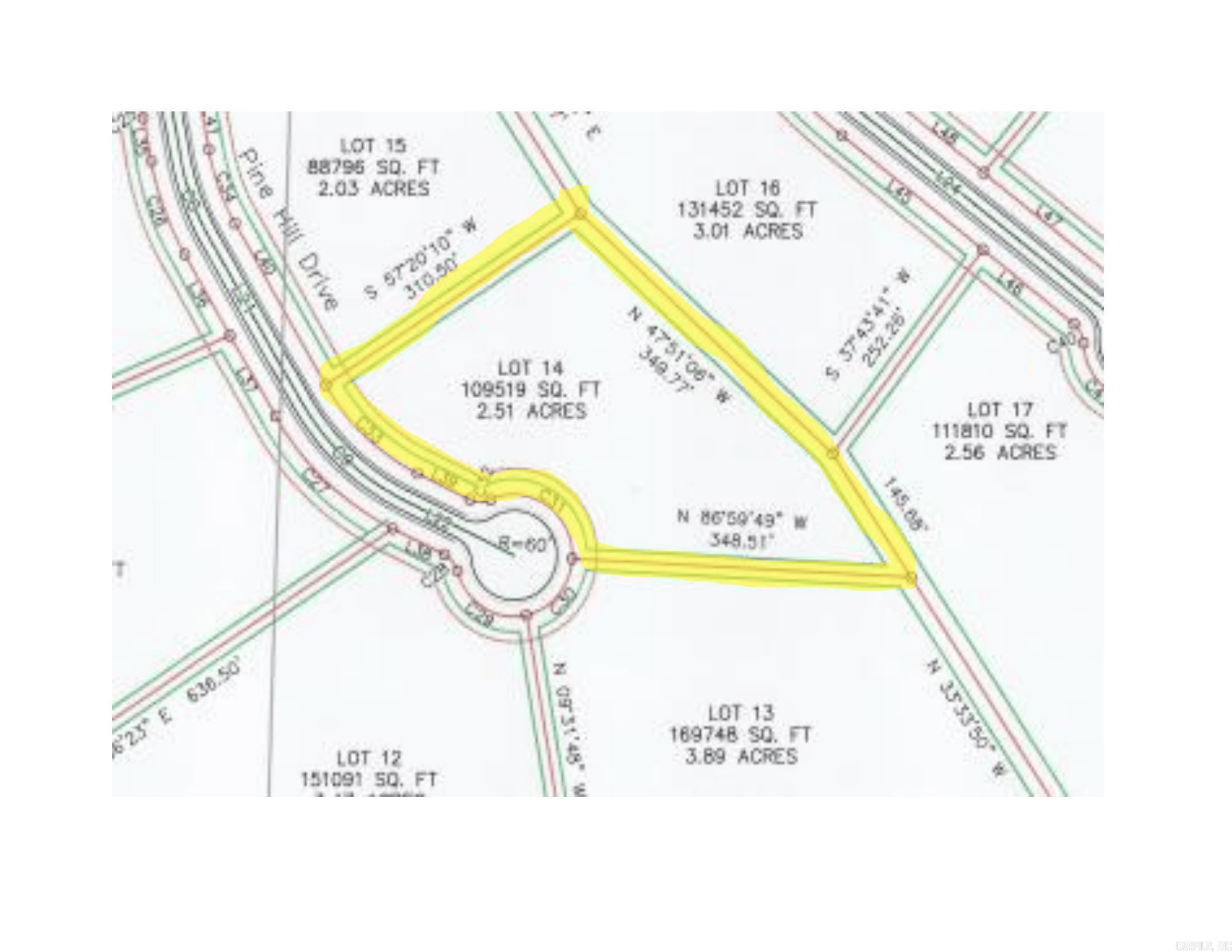 3016 Pine Hill Lot 14  Benton, AR