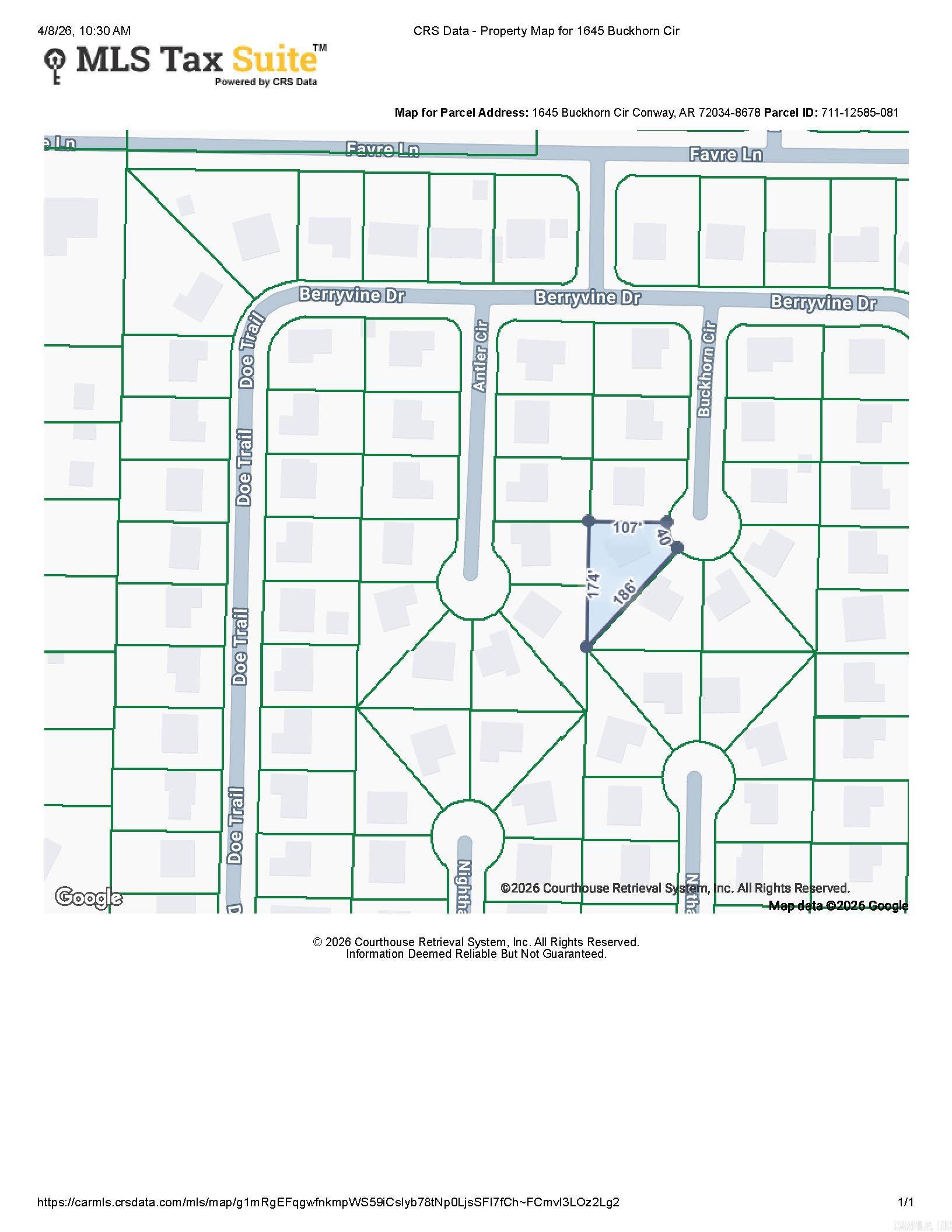 1645 Buckhorn  Conway, AR