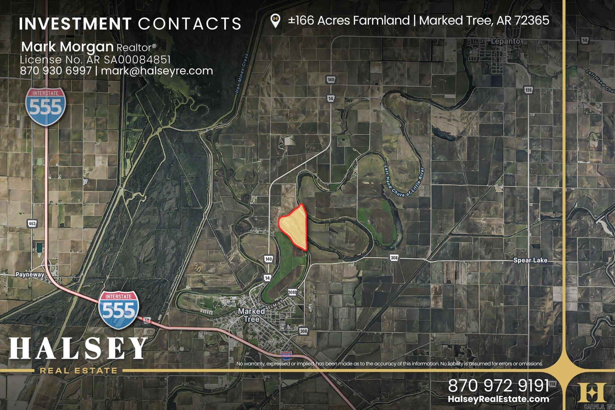 166.41 Acres  Marked Tree, AR