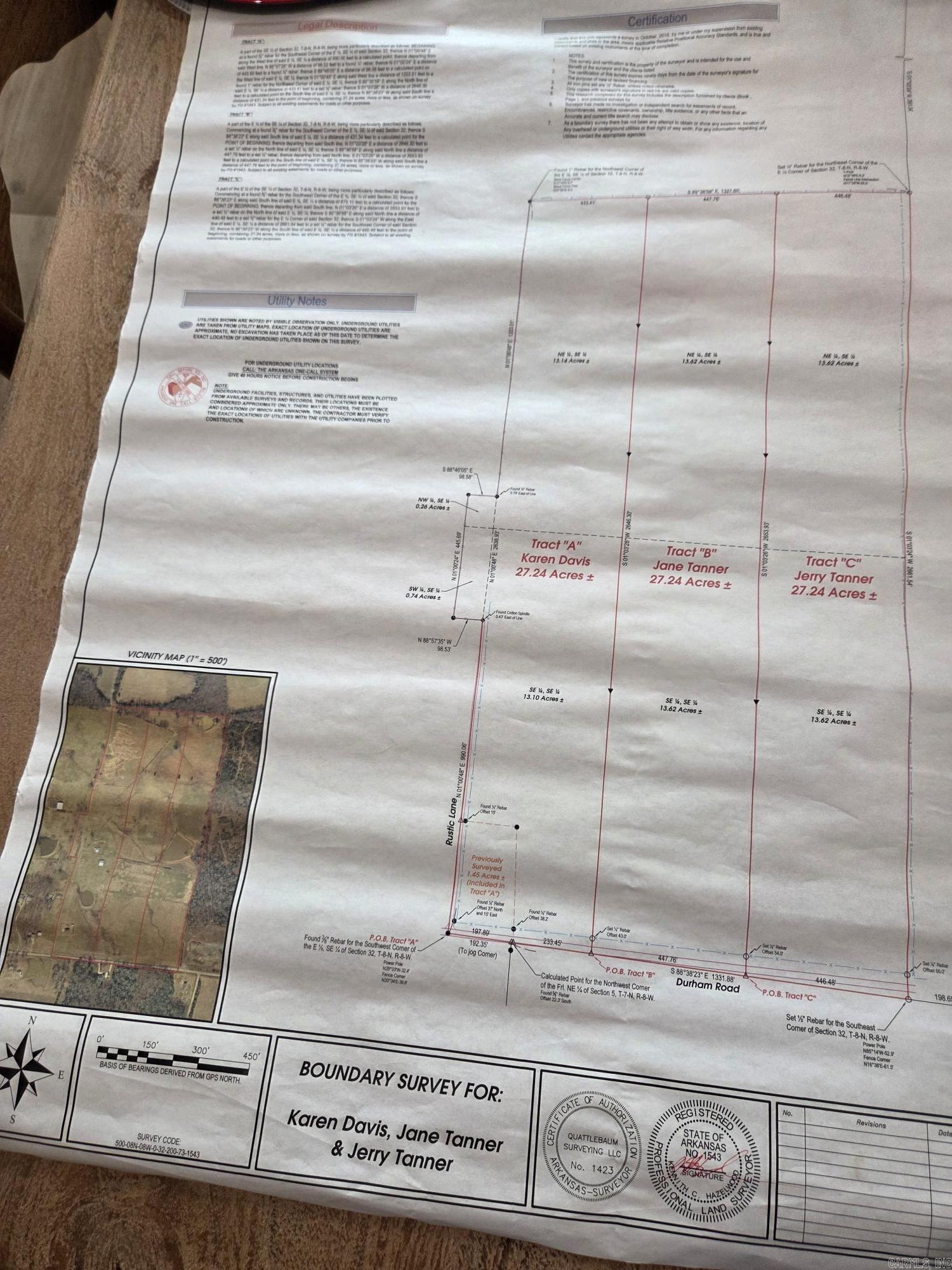 22.24 Acres off Durham Rd.  Searcy, AR