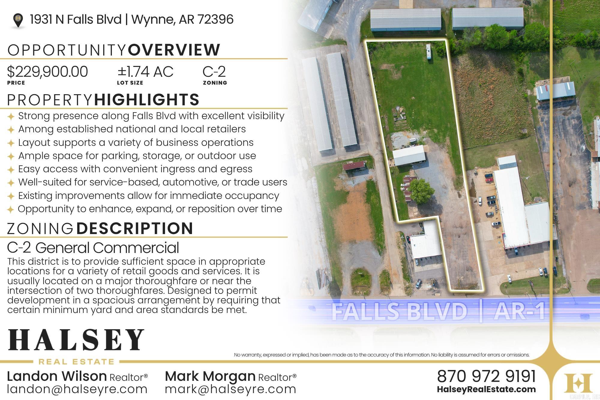 1931 N Falls  Wynne, AR