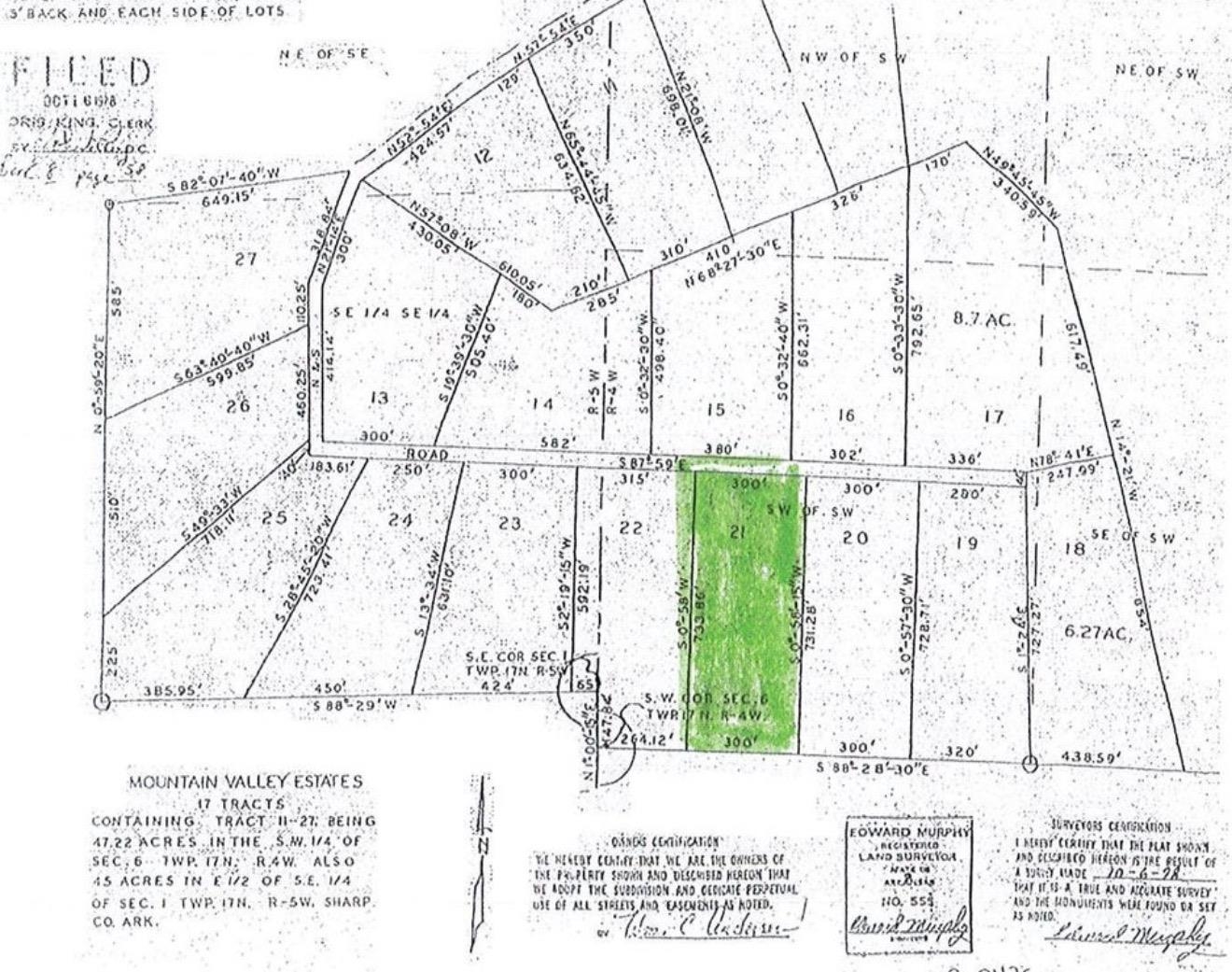 TBD Lot 21 Fawn Ridge  Williford, AR