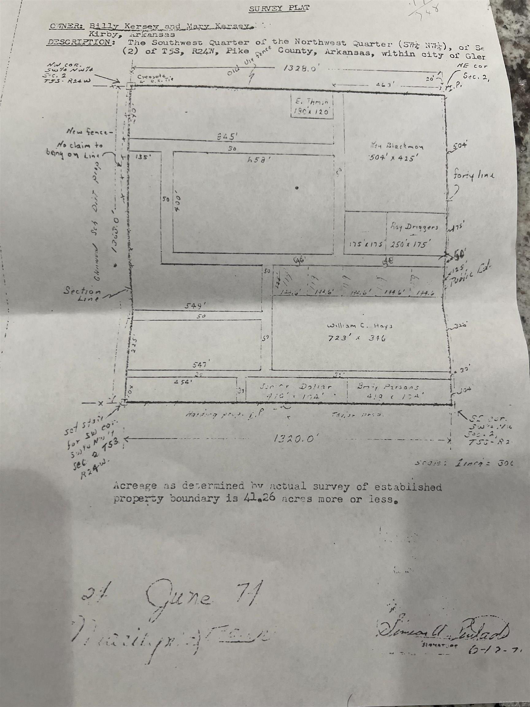 000 Kersey  Glenwood, AR