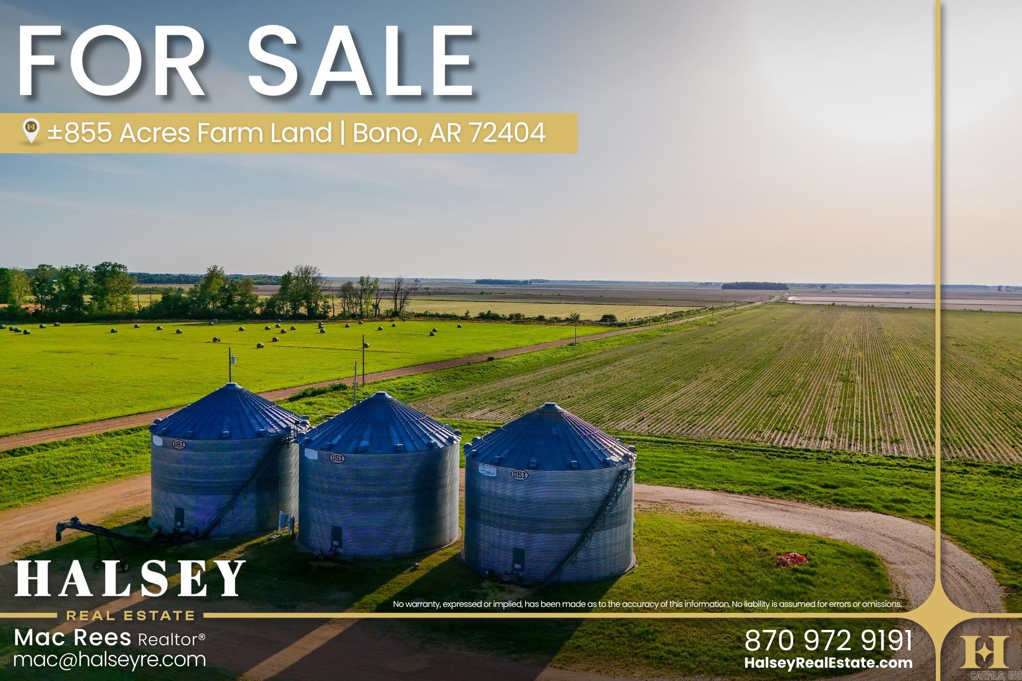 855 Acres In Bono, AR  Bono, AR
