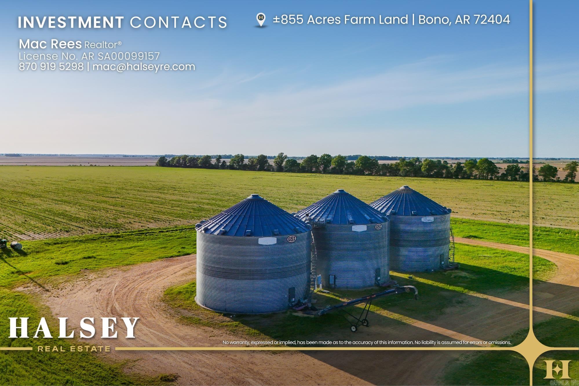 855 Acres In Bono, AR  Bono, AR