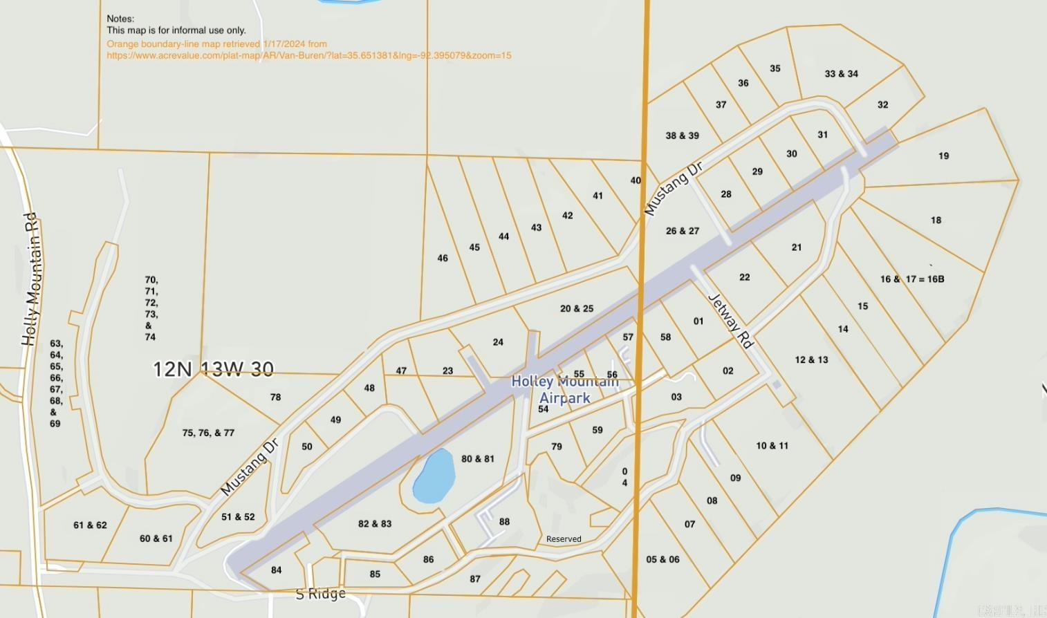 575 (Lot 45) Mustang Drive  Clinton, AR