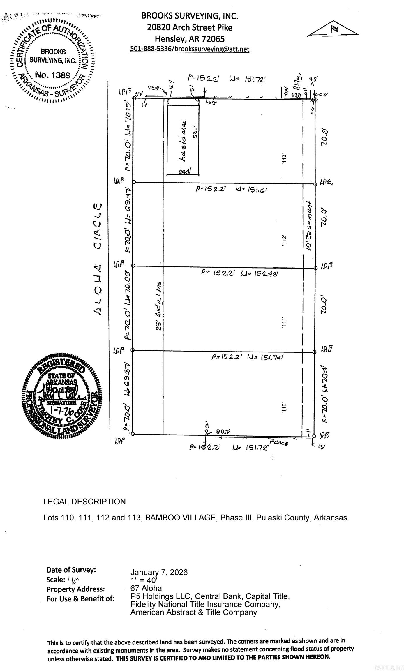67 Aloha  Sherwood, AR