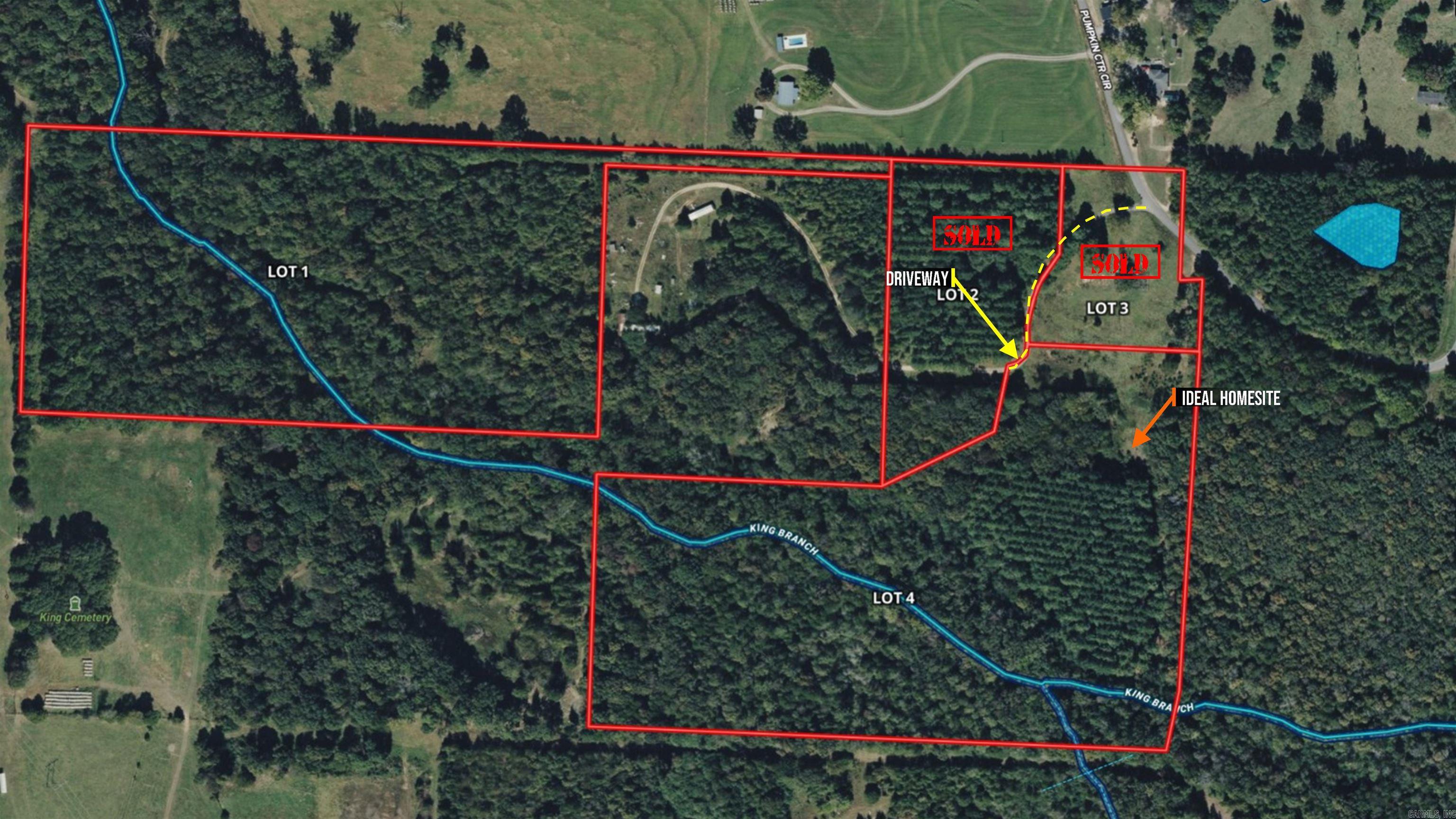 434 Pumpkin Center Lot 4 Quitman, AR