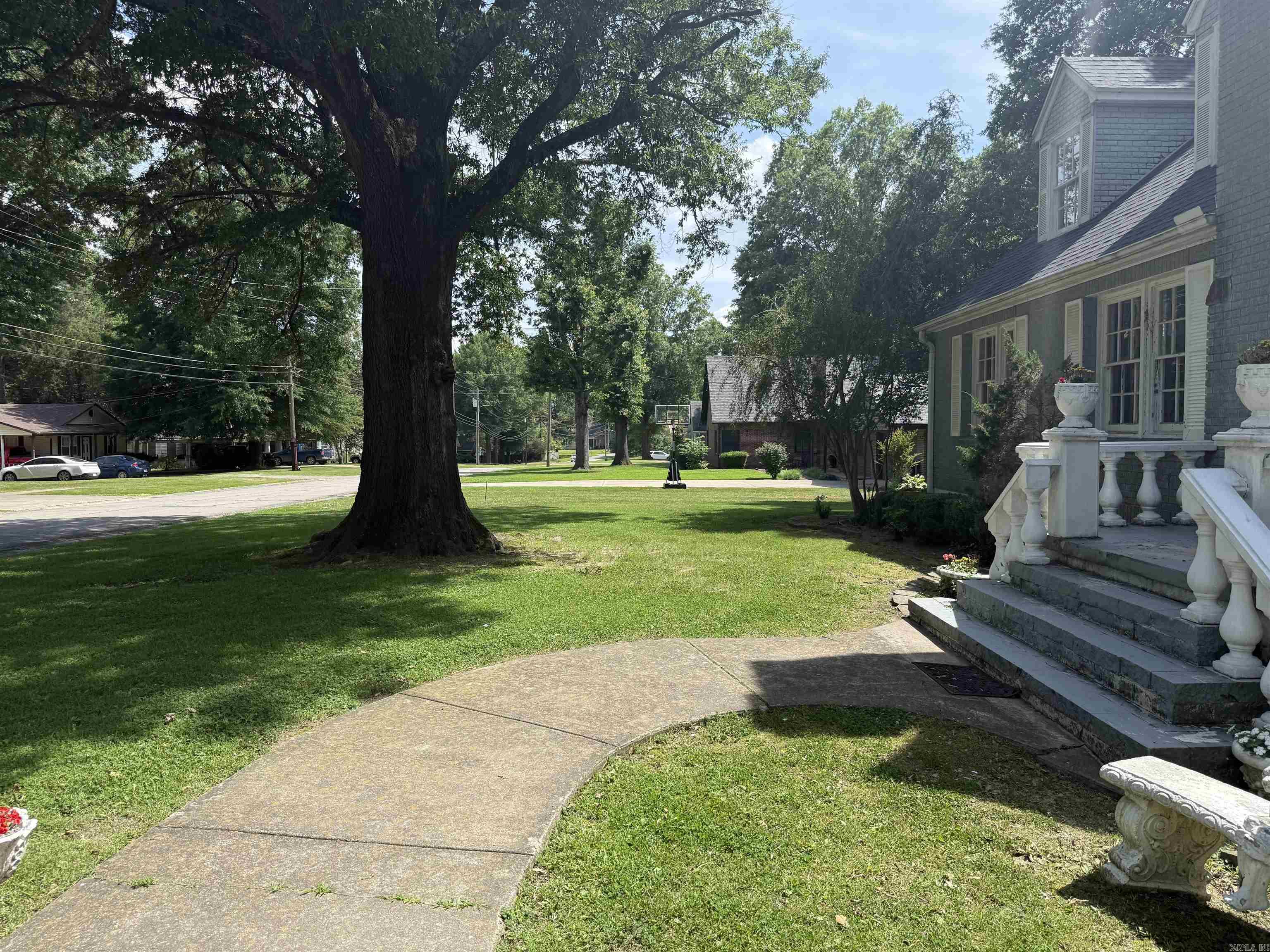 Front sidewalk