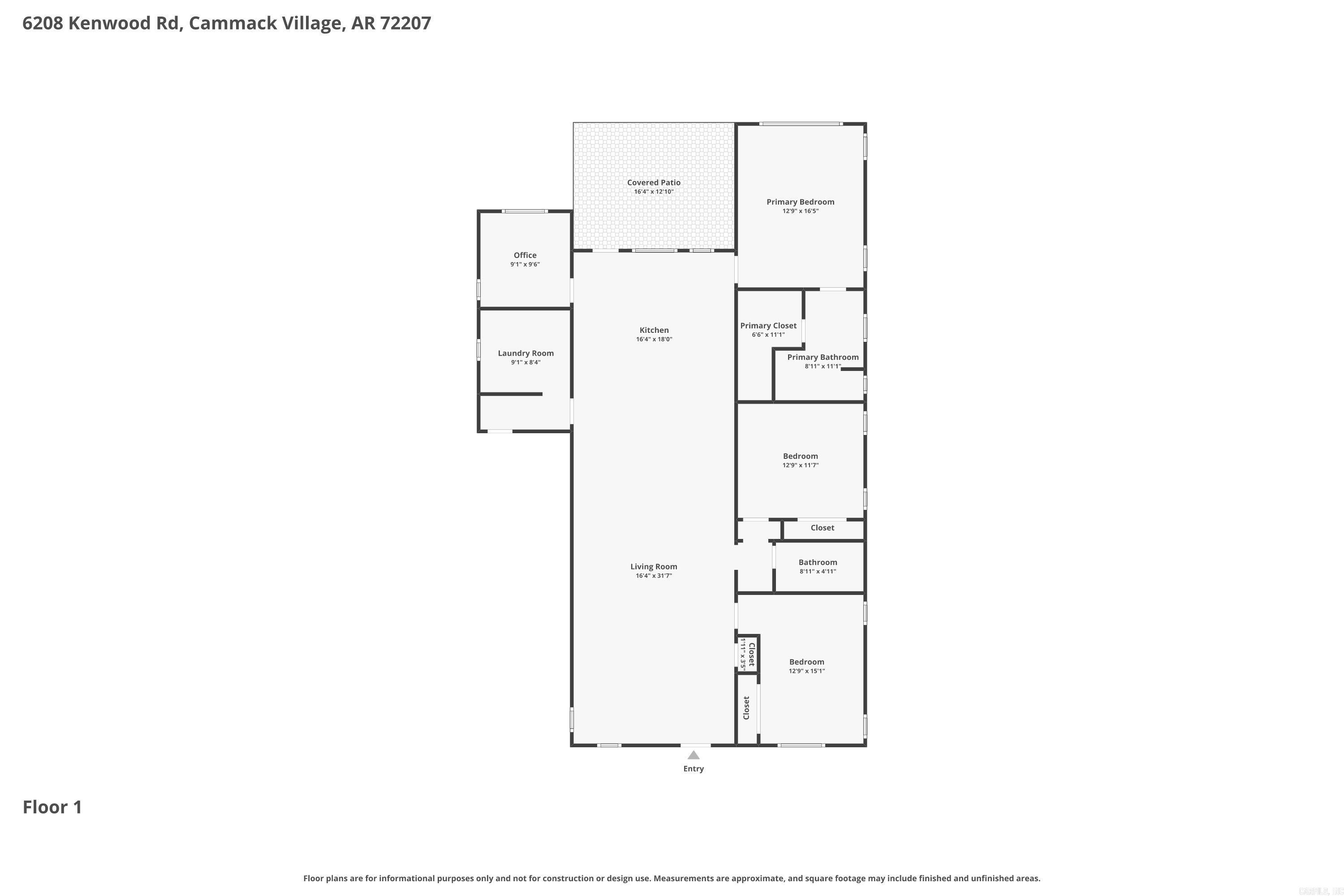 6208 Kenwood Rd Cammack Village, AR 72207