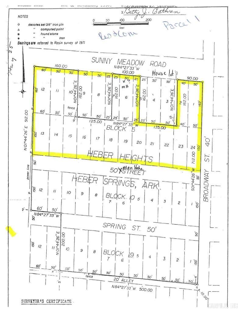 Block 5 SunnyMeadow/Broadway  Heber Springs, AR