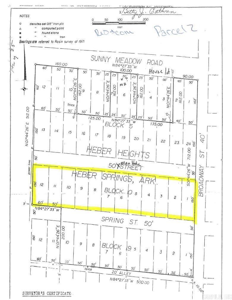 Block 10 SunnyMeadow/Broadway  Heber Springs, AR