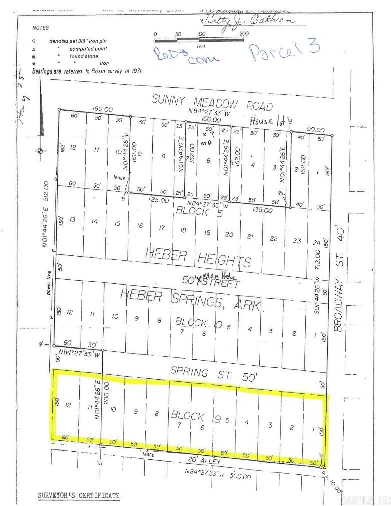 Block 19 SunnyMeadow/Broadway  Heber Springs, AR