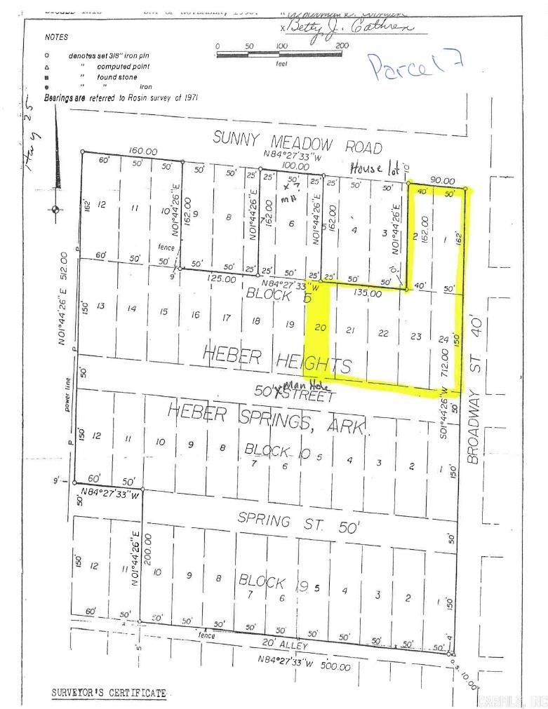 1.0 Block 5 SunnyMeadow/Broadway  Heber Springs, AR
