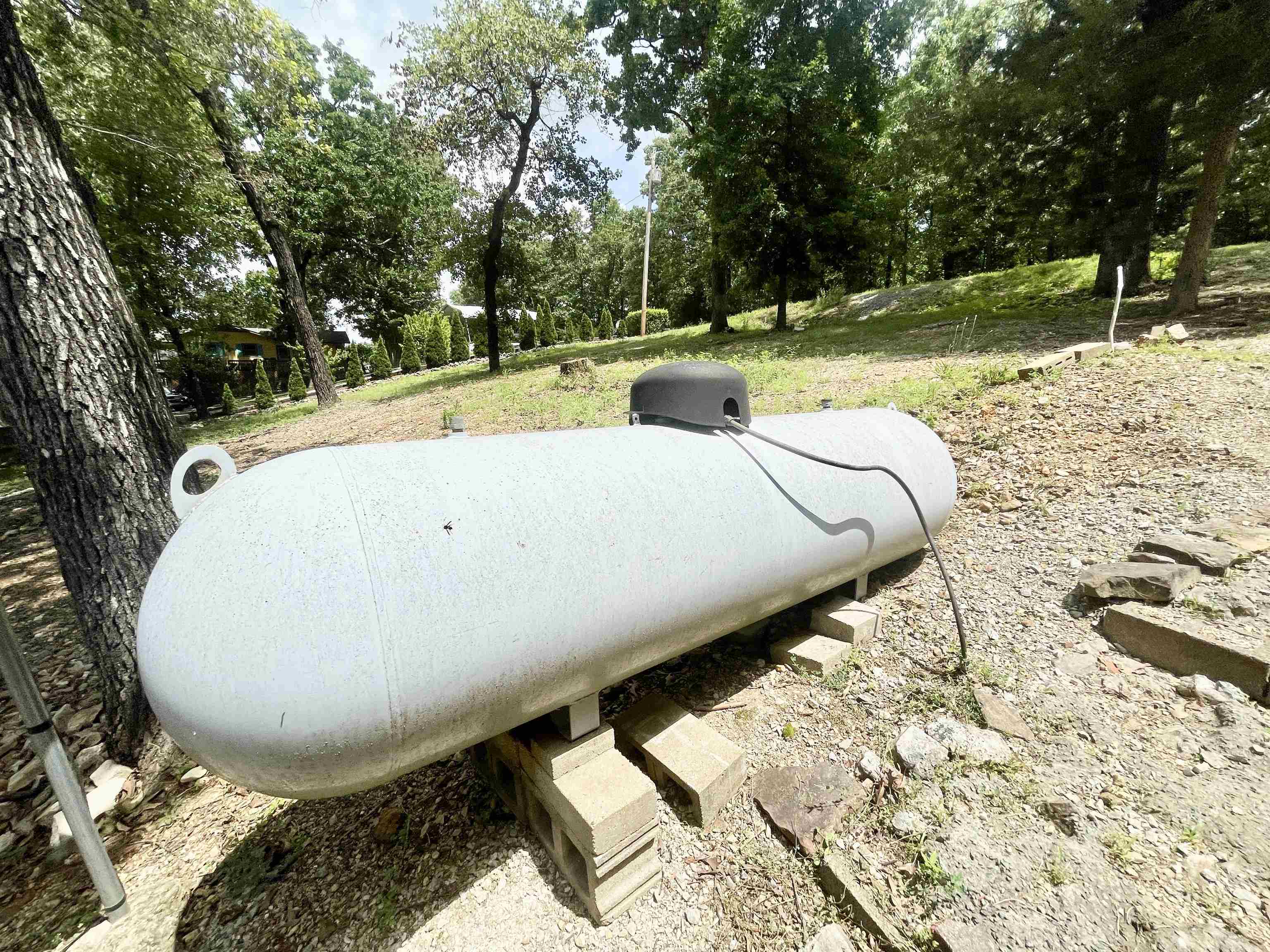 LEASED PROPANE TANK