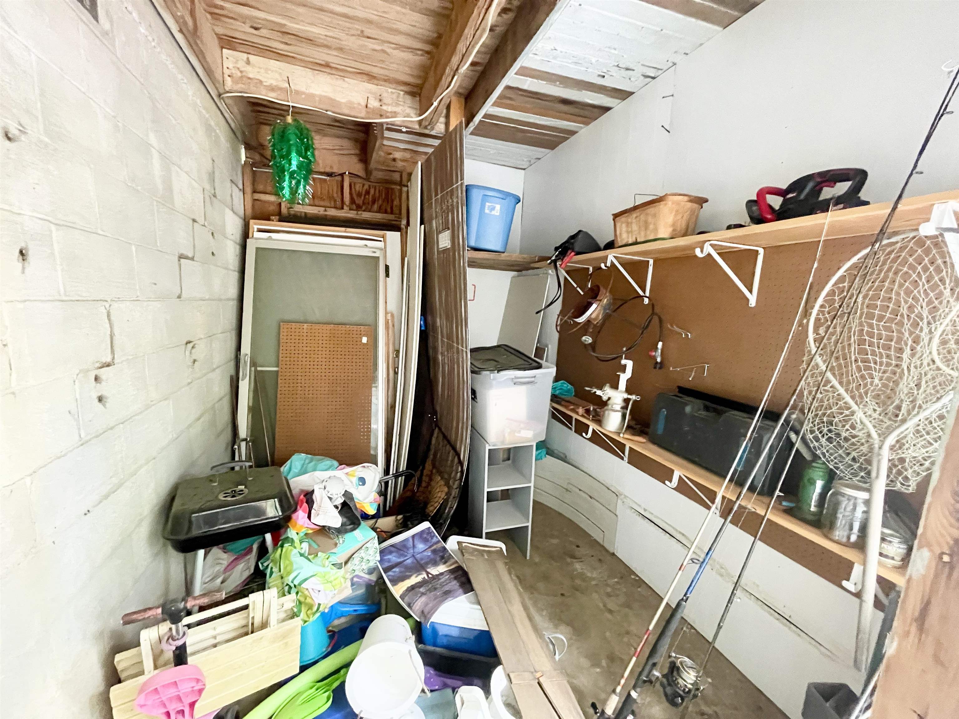 STORAGE ROOM FOR ALL THE LAKE EQUIPMENT