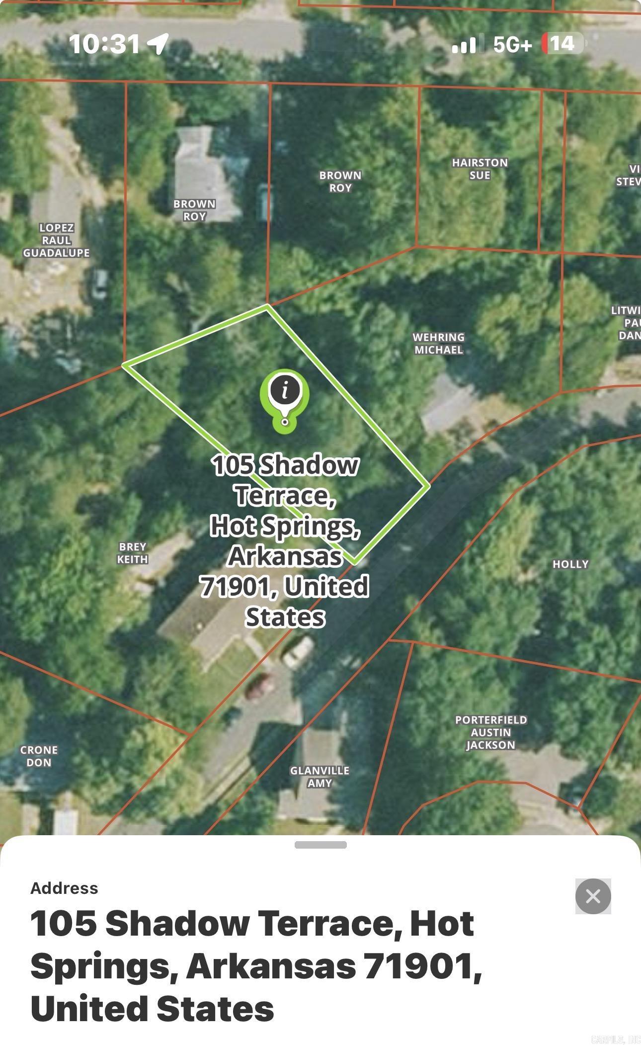 105 Shadow Terrace  Hot Springs, AR