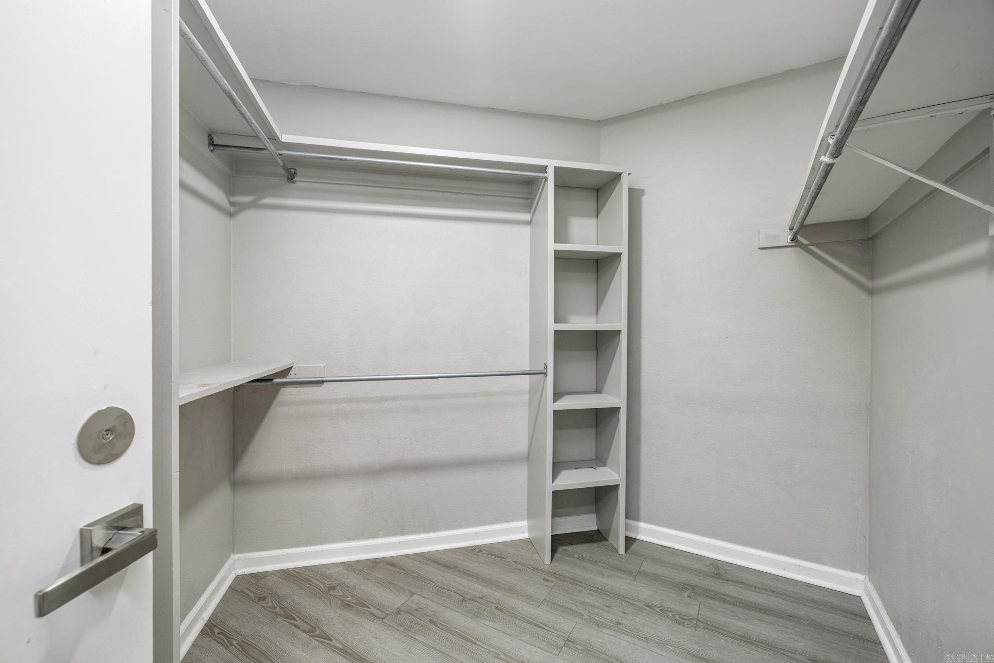 Lower level Walk-in Closet