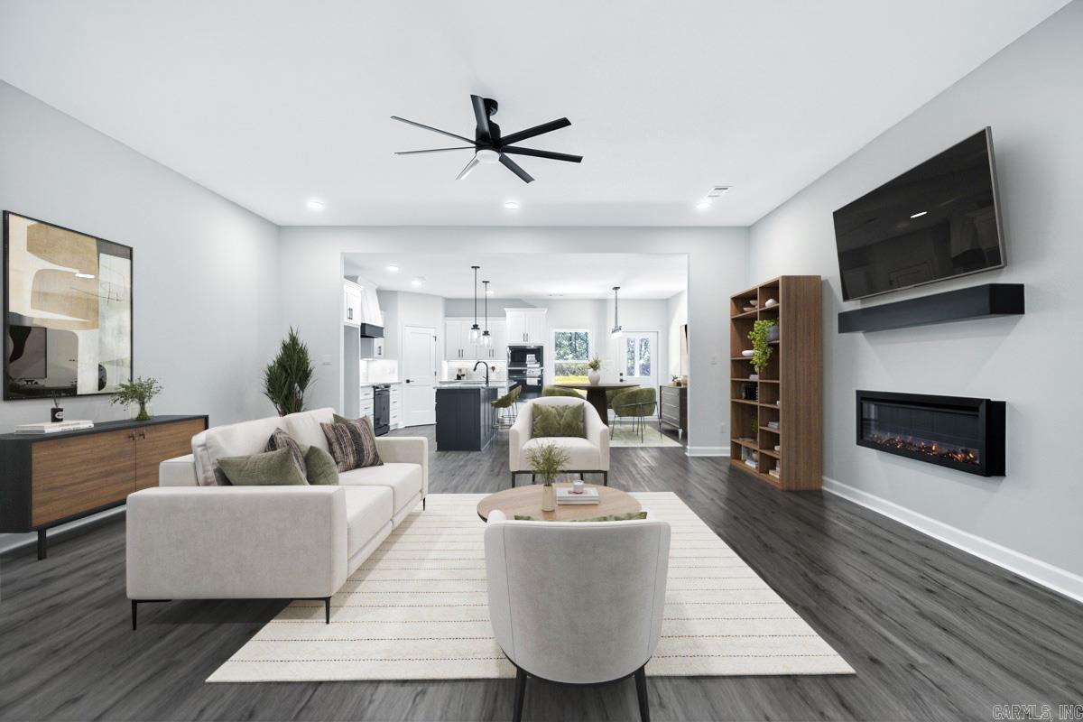 This room is virtually staged