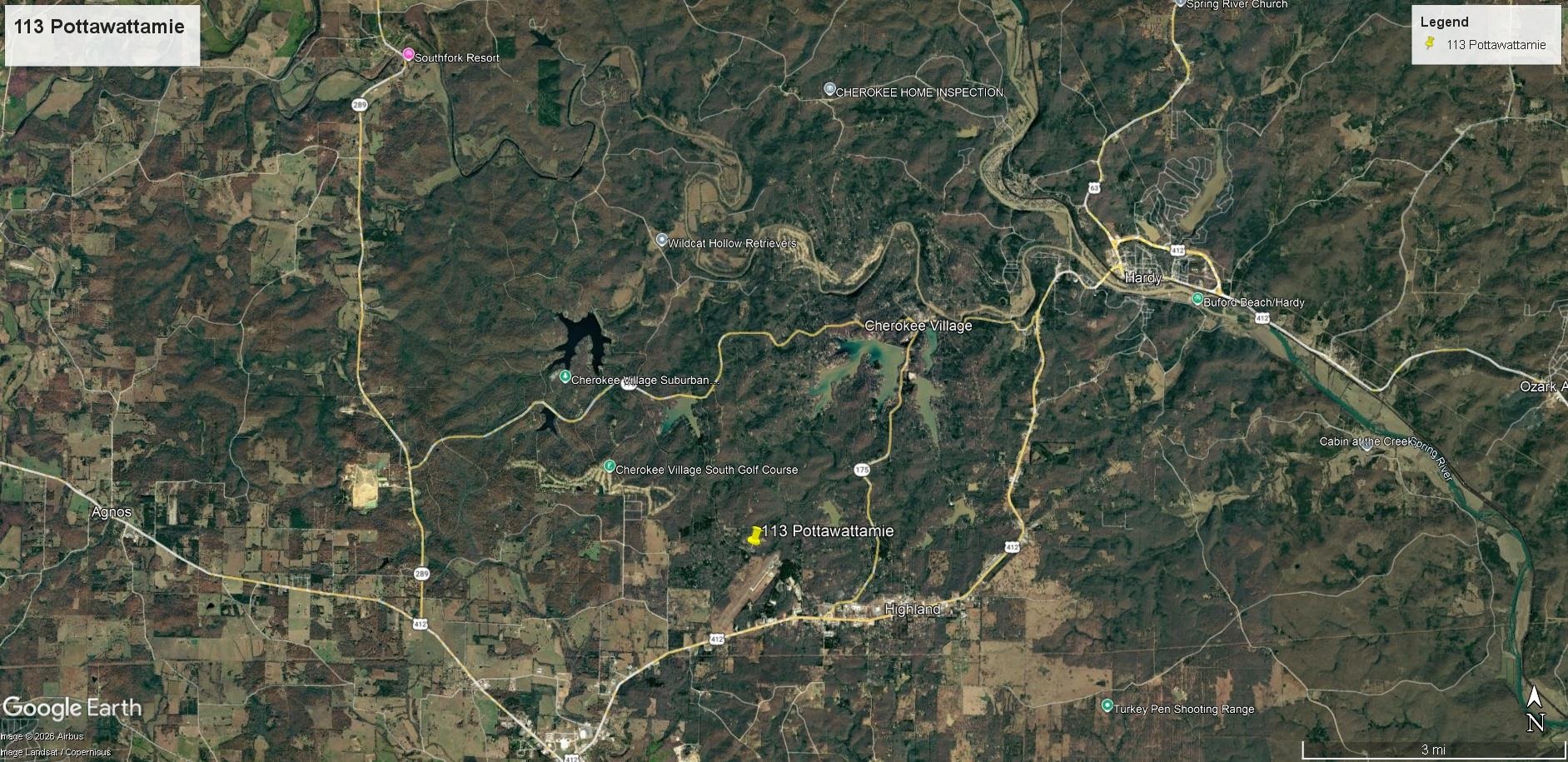 113 Pottawattamie  Cherokee Village, AR