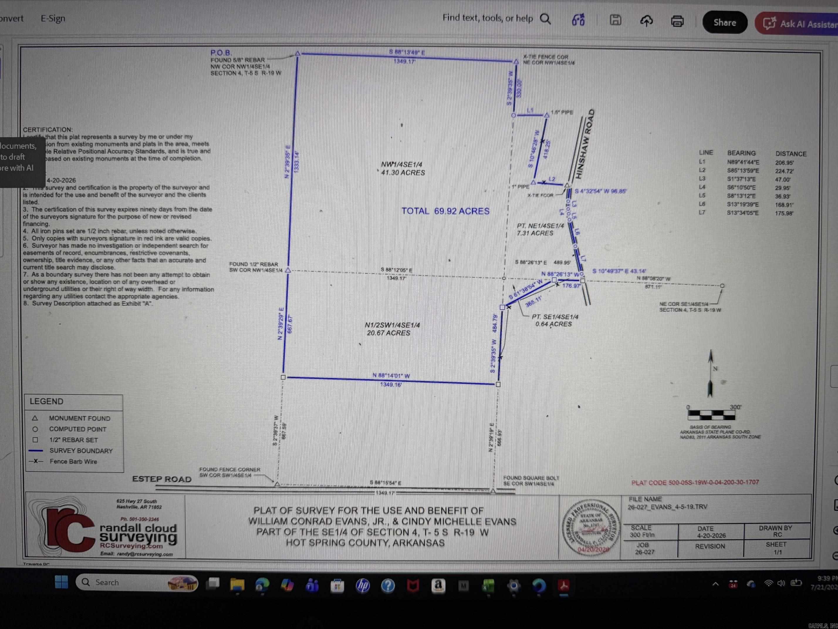TBD Henshaw  Bismarck, AR
