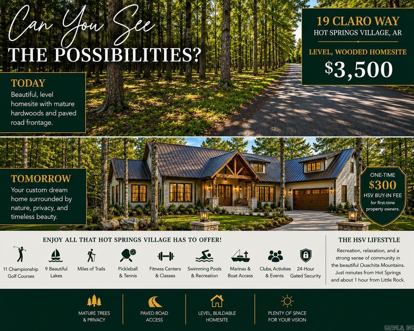 19 Claro  Hot Springs Village, AR