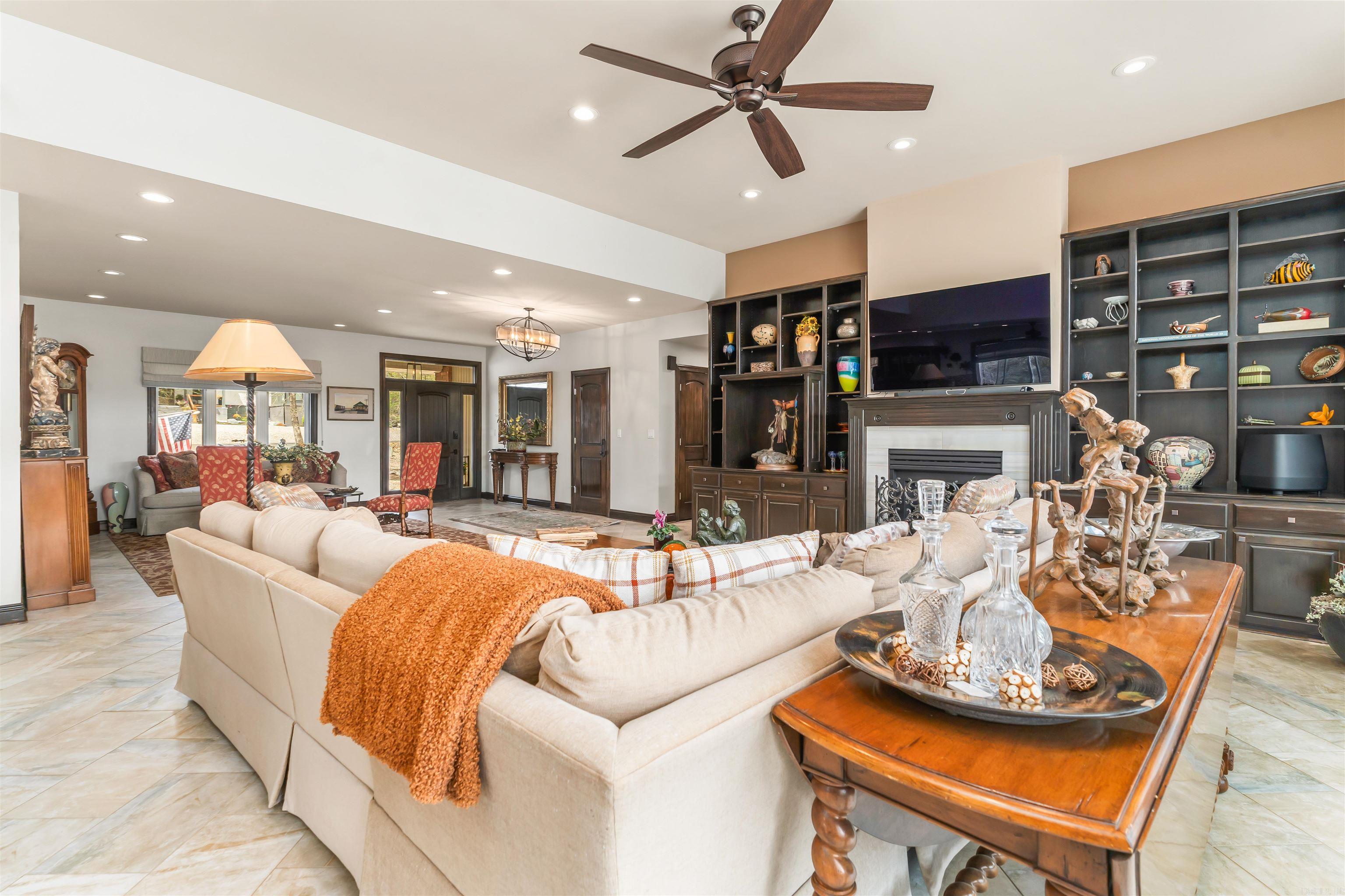 Bright, open living area perfect for entertaining