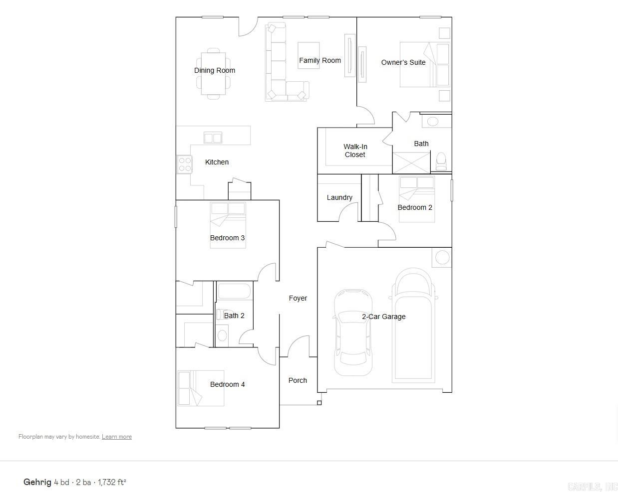 15160 Thompson Branch Lot 173 Block 0  Phase 2 Hensley, AR