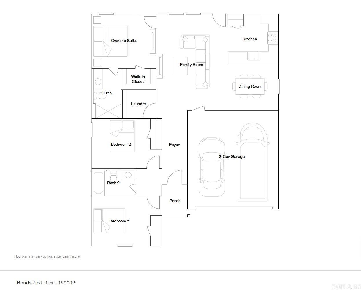 14 Cabernet Lot 55  Block 0  Phase 2 Mayflower, AR