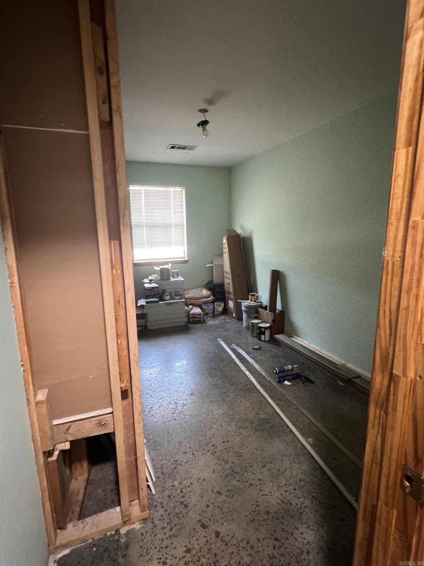 unfinished could be ensuite, bedroom or pantry