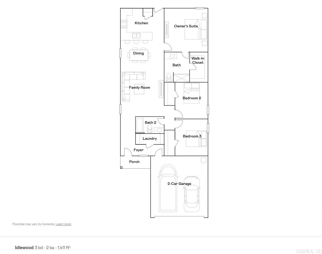 160 Nona Ruth Lot 264 Block 0 Phase 3 Cabot, AR