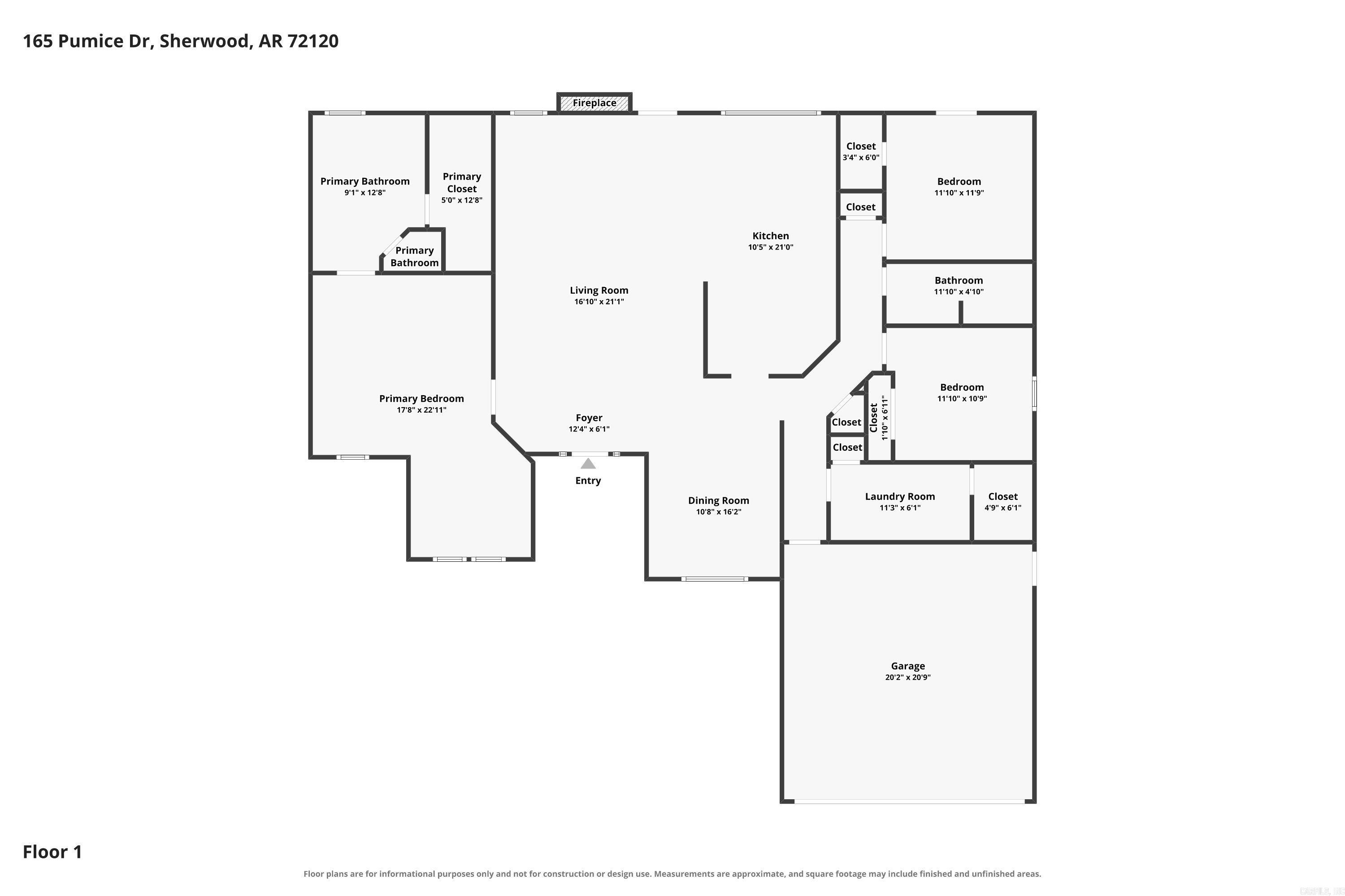 165 Pumice Dr Sherwood, AR 72120