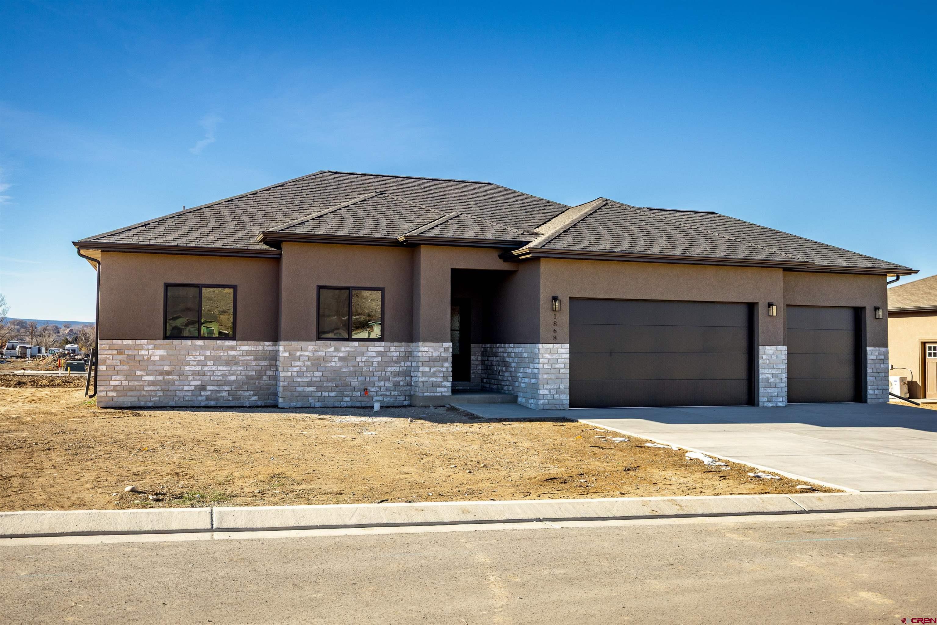 COMPLETION DATE OF end of January 2026. Brand NEW! Another beautiful property offered by Sandoval Construction! This 4 bedroom, 2 bathroom Summer Floor Plan in River Stone features the stunning finishes. Attractive quartz countertops in the open concept kitchen with an island, all-included kitchen appliance package (range/oven, refrigerator, dishwasher, microwave or range hood, and sink does include a disposal) and gorgeous cabinets.This floor plan offers a functional split floor plan with spacious primary bedroom suite, walk-in closet, and a functional AND appealing main bathroom with a stunning and functional bathroom with walk-in shower. Offering a mix of contemporary and traditional design features to make a lovely impression. Schedule your showing today and make this your brand NEW home sweet home today!