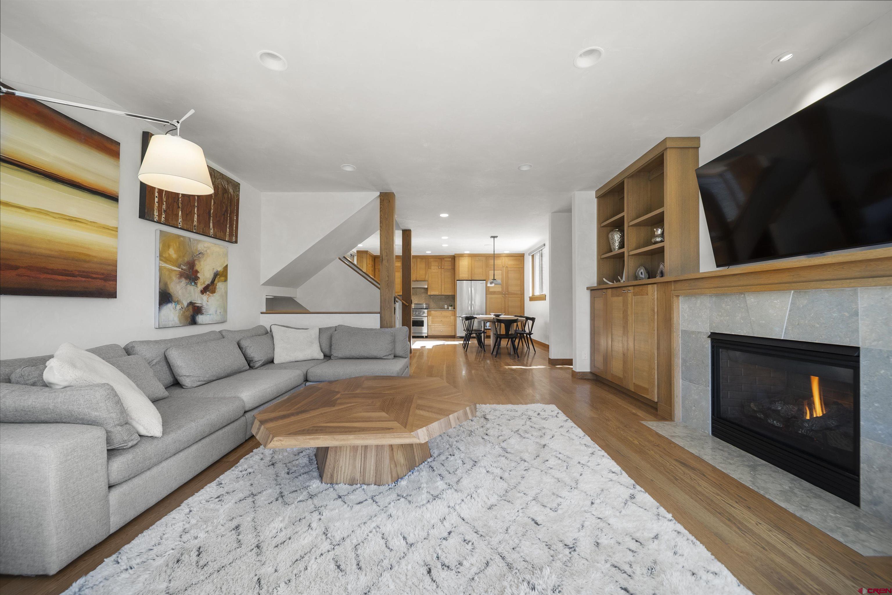 Ideally located just two miles from the heart of downtown Telluride, this 4 bedroom, 3.5 bath residence blends convenience with breathtaking surroundings. Enjoy easy access to town via the bike path or bus route, while also savoring the privacy and added sunshine that the Sunset Ridge subdivision provides. Located across from the protected Valley Floor, this home offers views of Telluride's most iconic open space and is bathed in natural light throughout the day. This is a rare opportunity to own a slice of Telluride luxury.