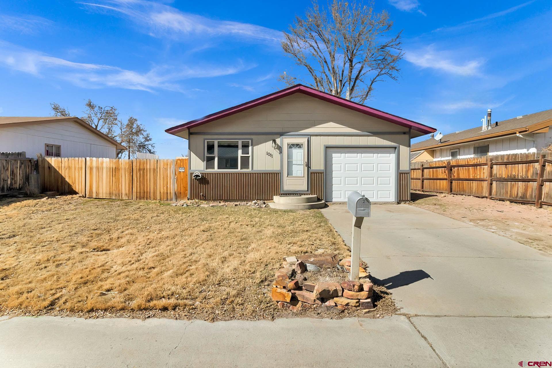 Nice 3 bedroom, 1 bath home close to the middle school and within walking distance to downtown. This home is in good condition, has been well cared for, and is move-in ready. Hardwood floors throughout, newer pellet stove, stackable washer/dryer set up, and all 3 bedrooms are good sized giving you room for a queen or king in any of the rooms. Privacy fenced yard with a handy storage shed. One car attached garage. This would make a great first time or small family home!