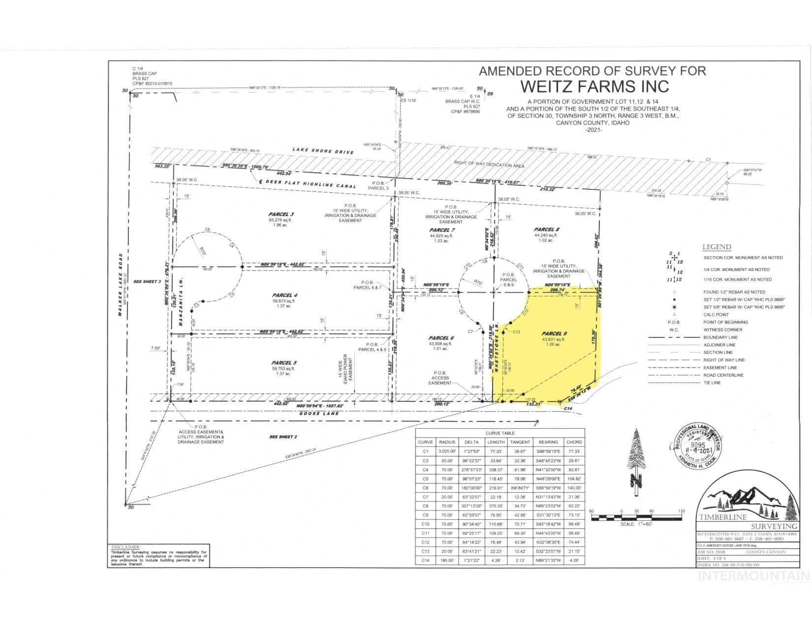 TBD Whetstone Ln. - Parcel 9, Caldwell, Idaho 83607, Land For Sale, Price $325,000,MLS 98899680