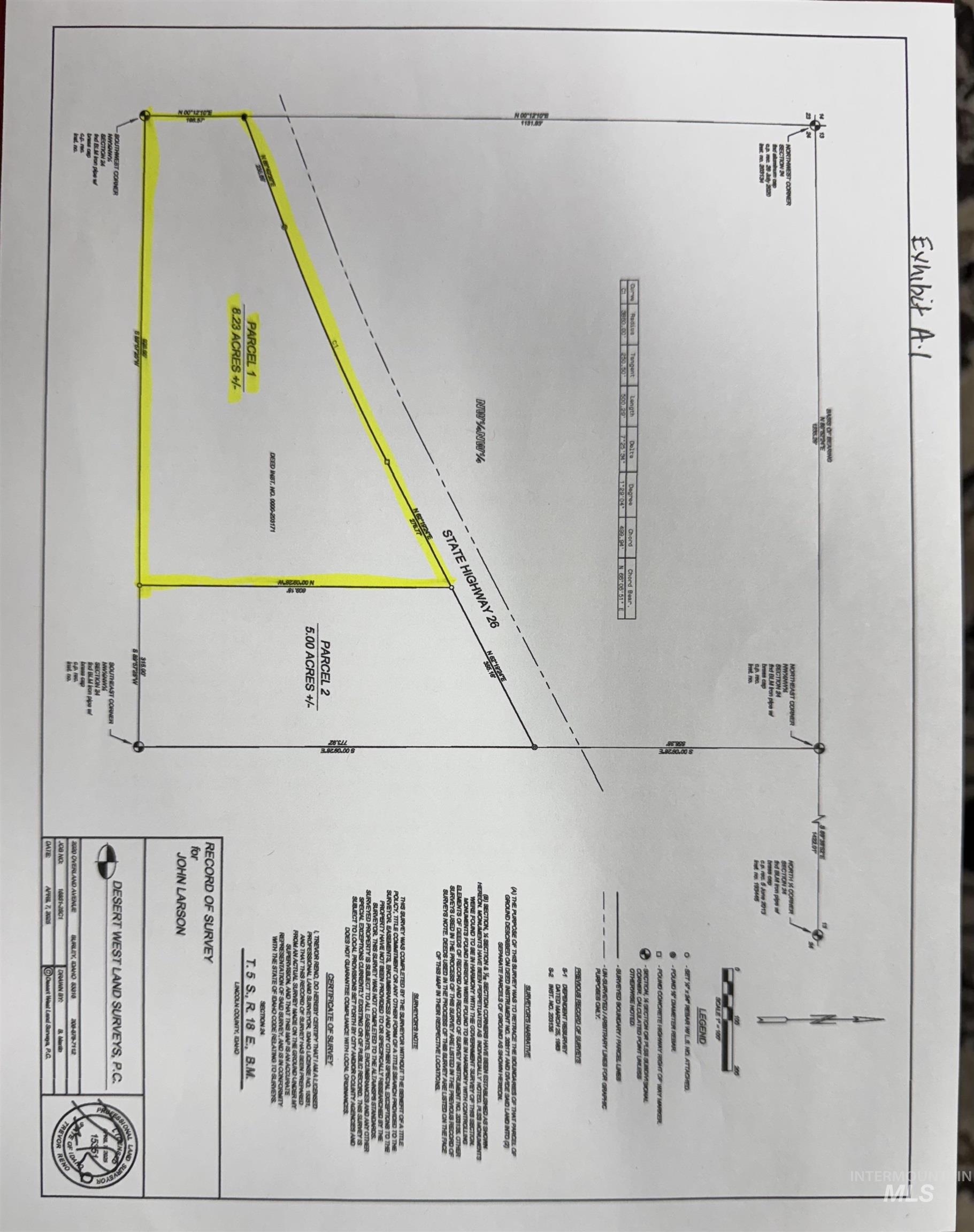 E HWY 26 (Parcel1), Shoshone, Idaho 83352, Land For Sale, Price $120,000,MLS 98942801