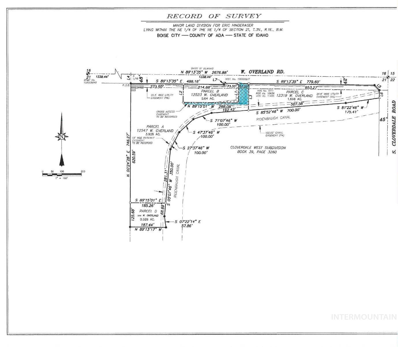 W Overland Rd., Boise, Idaho 83709, Land For Sale, Price $1,525,000, 98944146